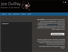 Tablet Screenshot of joeduffeydance.com